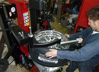 アルミホイール修理