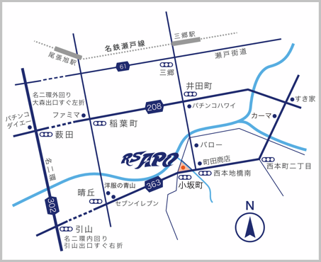 アクセスマップ